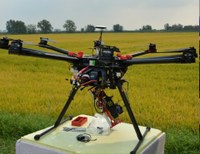 Sorvolo con drone durante una campagna di misura S4A e video del sorvolo